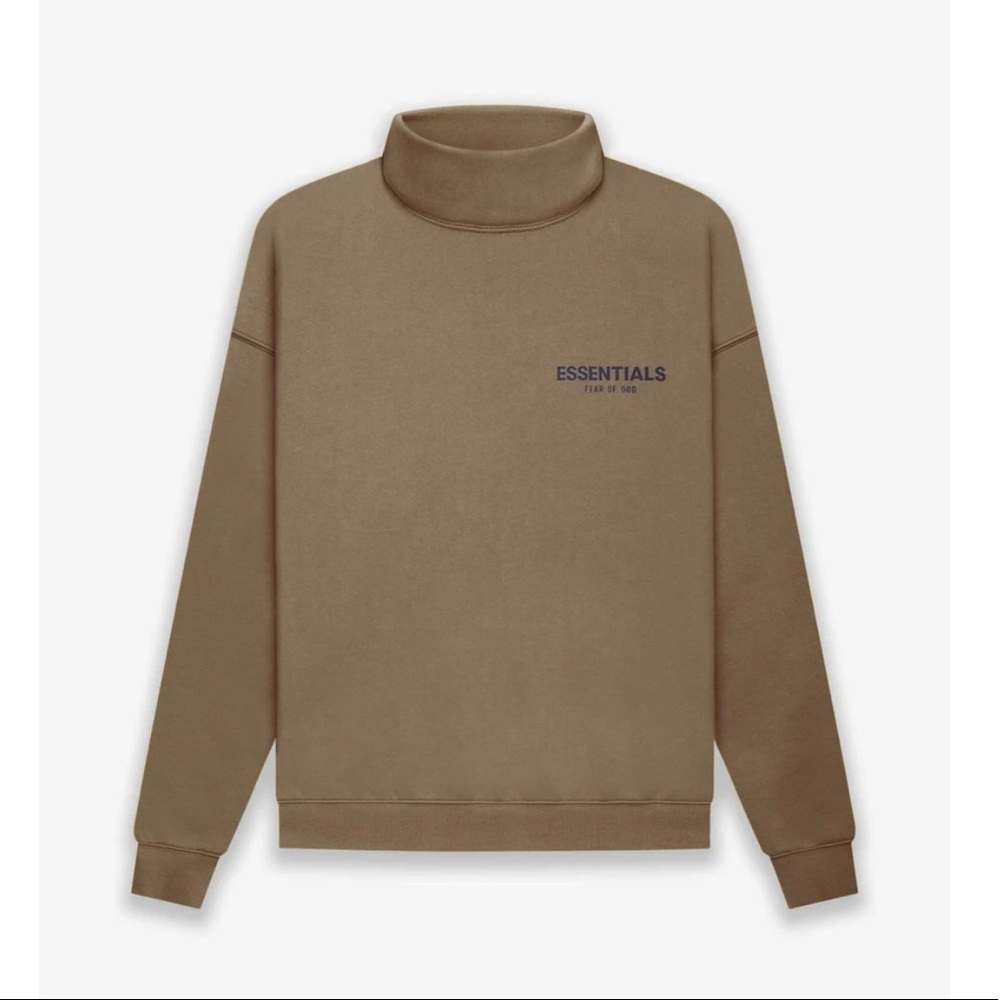 Essentials Fear of God Mock Neck in Harvest